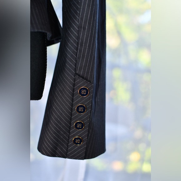 Marciano Size Small Pinstripe Blazer Jacket - Picture 3 of 14